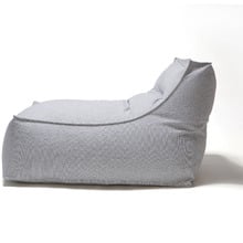 2 Piece Grey Panza Outdoor Bean Bag Lounge Cover Set